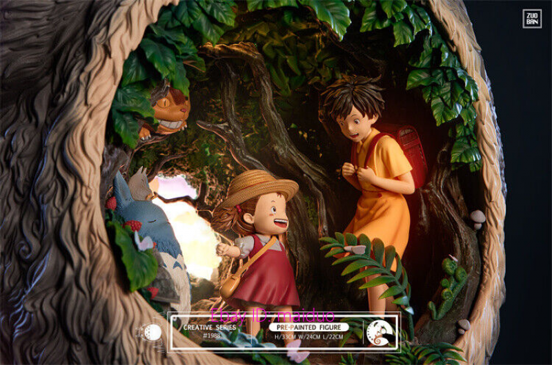 MY NEIGHBOUR TOTORO ZUOBAN Studio Resin Statue Collectibles 33cm