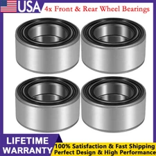 (4) For Polaris RZR 1000 XP Front+Rear Wheel Bearings Kit Part # 3514699 3514822