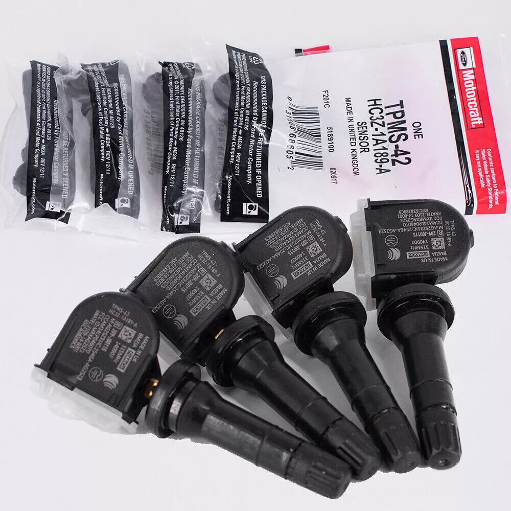 4PCS OEM Ford Motorcraft TPMS42 Tire Pressure Sensor HC3Z-1A189-A  