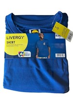T-Shirt Herren Xl 56/58 Blau 100% Baumwolle Lidl 50 Jahre Edition Livergy