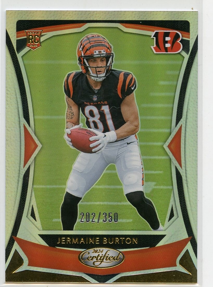 2024 Panini Certified - Rookies Mirror #158 Jermaine Burton /350 (RC)