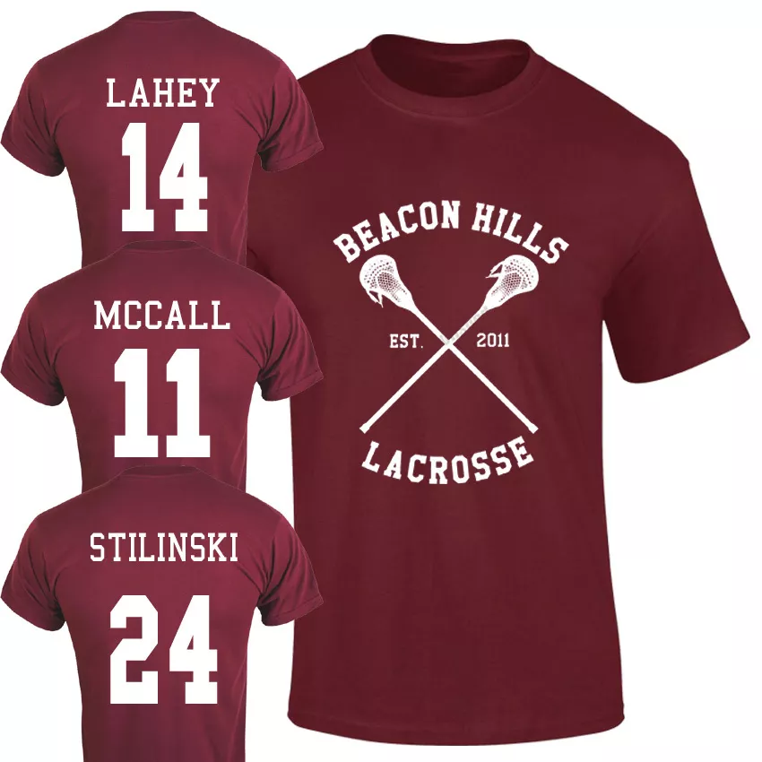 Beacon Hills Lacrosse Hoodie Teen Wolf McCall Stilinski Lahey Unisex  Sweatshirt. 