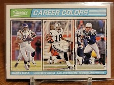 2017 Panini Classics Career Colors Randy Moss CC-7 Vikings Raiders Patriots