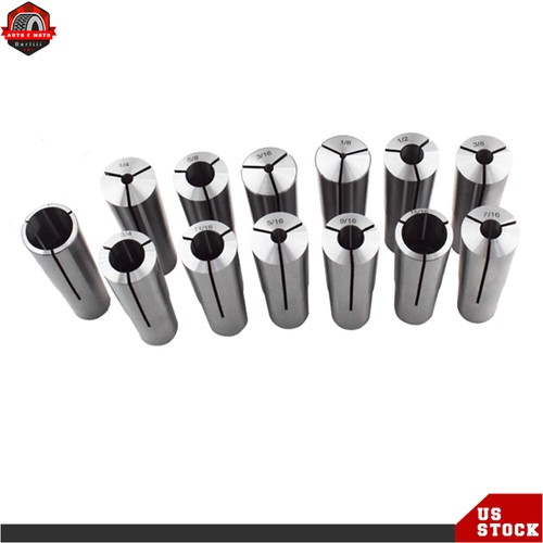 13Pack #4 Morse Taper Collet 1/8"-1" 4MT MT4 With 3/16 1/4 3/8 1/2 5/8 3/4 New - Picture 3 of 10