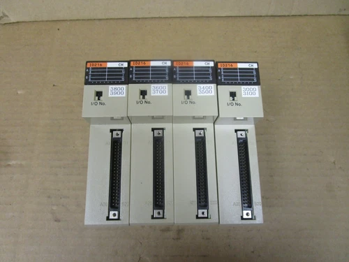 LOT OF 4 OMRON INPUT UNIT C200H-ID216 24Vac 4.1mA