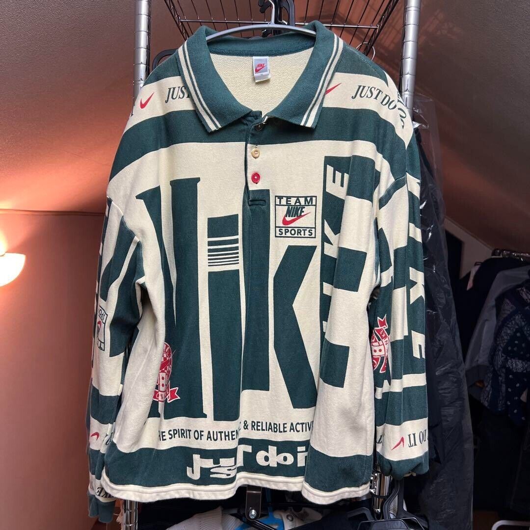 Nike x Cactus Plant Flea Market Longsleeve Polo Natural CPFM Nike x Cactus Plant Flea Market Longsleeve Polo Natural CPFM