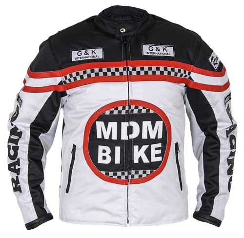 Textil Motorrad Jacke mit Protektoren Winddicht und Wasser abweisend Biker - Bild 16 von 30
