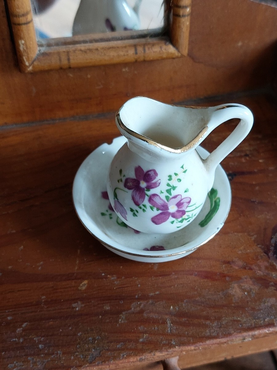 Meuble commode de toilette / coiffeuse en ronce de noyer années 1900 - Ameublement