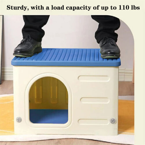 Plastic Outdoor Cat House Waterproof Insulated Cat House Feral Shelter - Picture 28 of 30