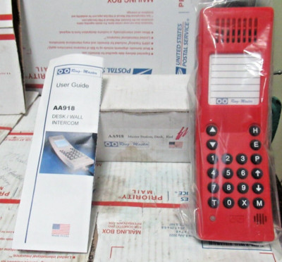 ELEVATOR Ring-Master desk / wall Intercom  Master Station desk,red - AA918
