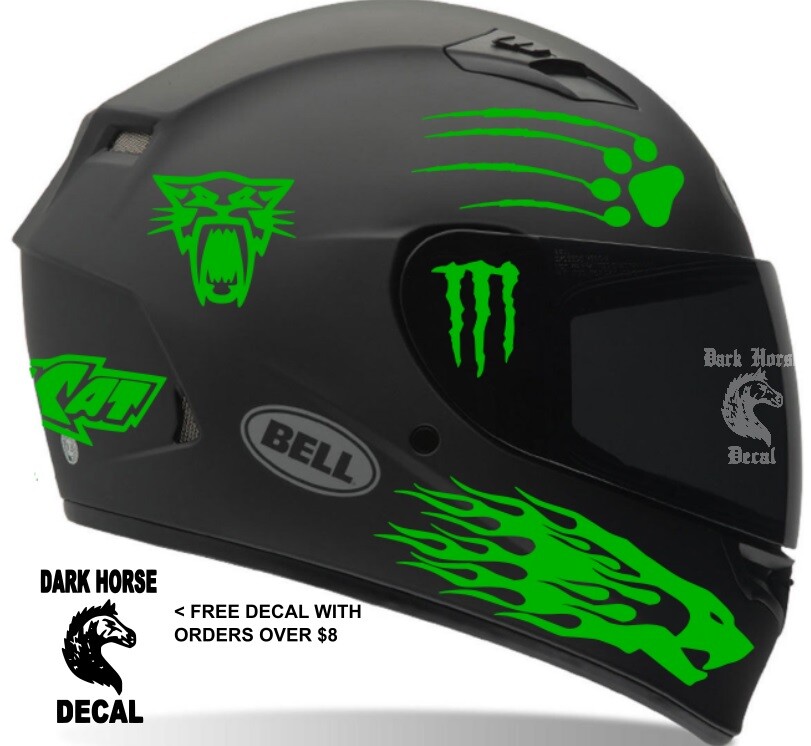 Arctic cat Helmet decals. Helmet decal kit eBay