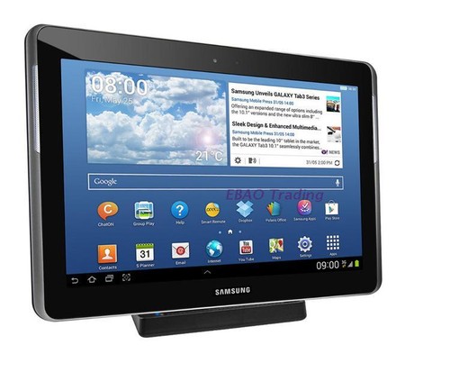 Desktop Charging Dock Charger Holder + Cable For Samsung Galaxy Tab 2 7.0 8.9 10 - Picture 10 of 12