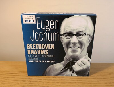 Eugen Jochum Beethoven Brahms komplette Symphonien 10 CD Box *WIE NEU*