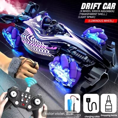 RACERS FORMULA DRIFT PRO Ferngesteuertes Auto 2.4 GHZ JJRC Q186 Farbe Lila  |DE|