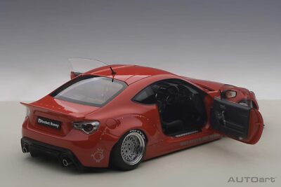 Finished product Autoart 1/18 Rocket Bunny Toyota 86 red from