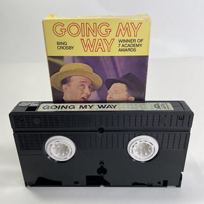 Rare Early VHS Release: Going My Way, 1944 (VHS, 1981) Bing Crosby