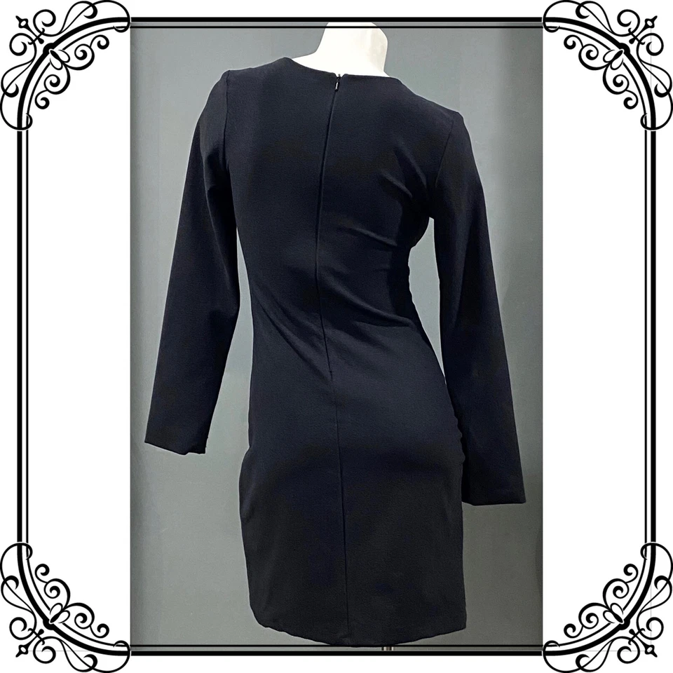 Vestido ADOLFO SANCHEZ Elegante y Sexy Corte Malla Lana - Talla S / Nuevo sin Etiquetas Foto 2 de 4