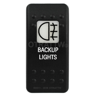 OTRATTW Carling Technologies Contura II Rocker only, BACKUP LIGHTS, WHITE LENS