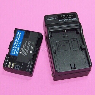 Long Lifespan 2000mAh Standard Battery+Battery Charger Fits Canon EOS 5D Mark II