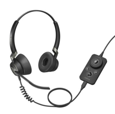 Jabra Engage 50 Stereo Headset USB C 5099-610-189 & Jabra Engage Link USB