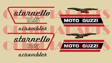 MOTO GUZZI STORNELLO SCRAMBLER SERIE AUFKLEBER STICKERS 