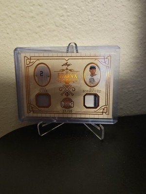 2025 Leaf Bronx  Legacy Derek Jeter Alex Rodriguez Dual Relic Bronze Floil /50