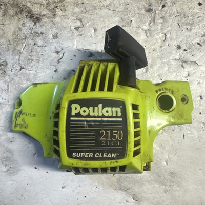 #ad Poulan 2150 Recoil and Side Piece Part # M 1136 Green Bin V $21.95