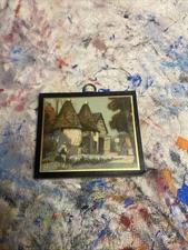Small Antique Picture 2.75x 3”