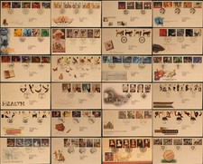First Day Covers FDC 1996-1998 Great Britain (24 separate covers)
