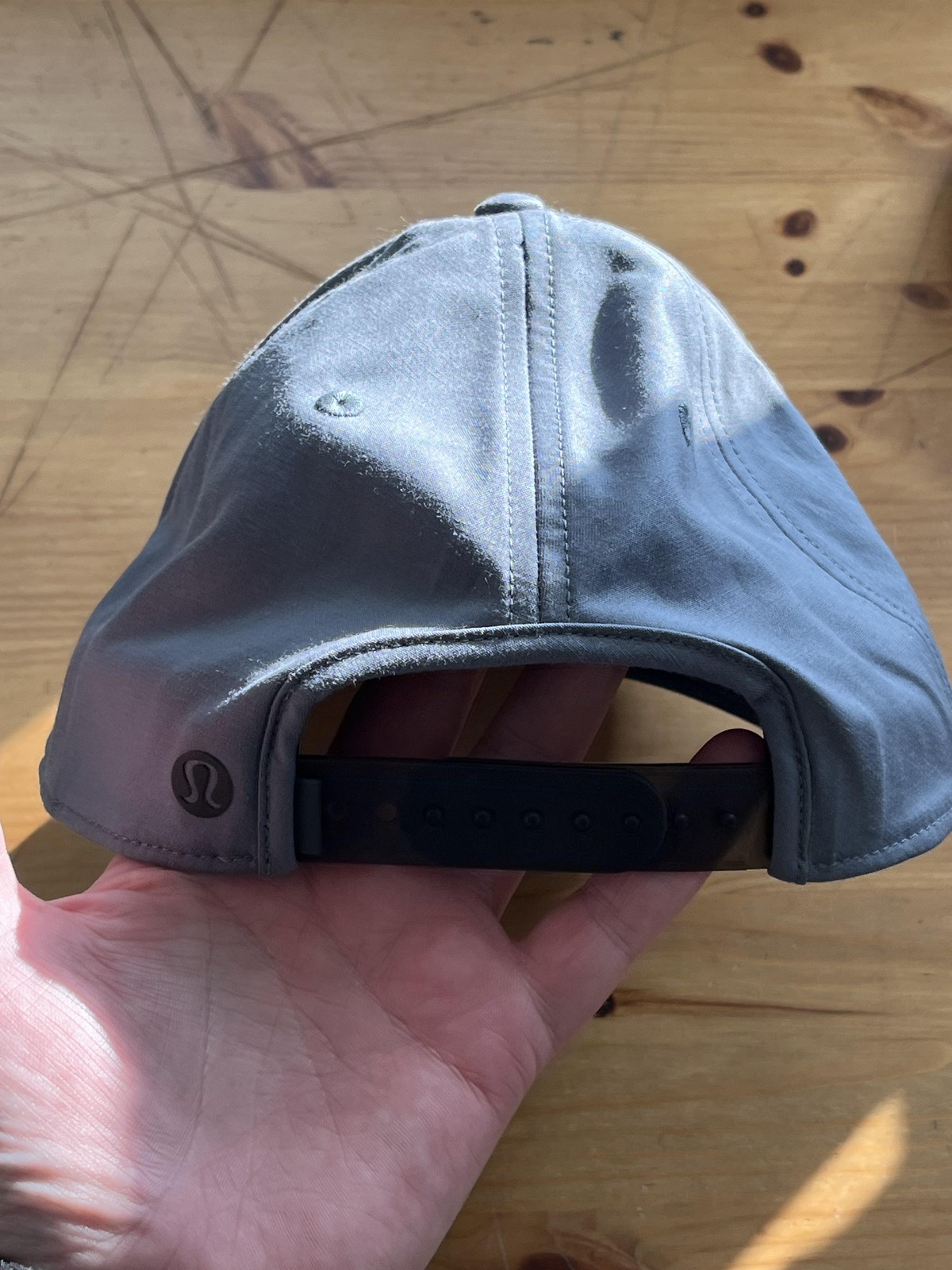 Lululemon Hat Cap Snap Back Gray Performance Athl… - image 3