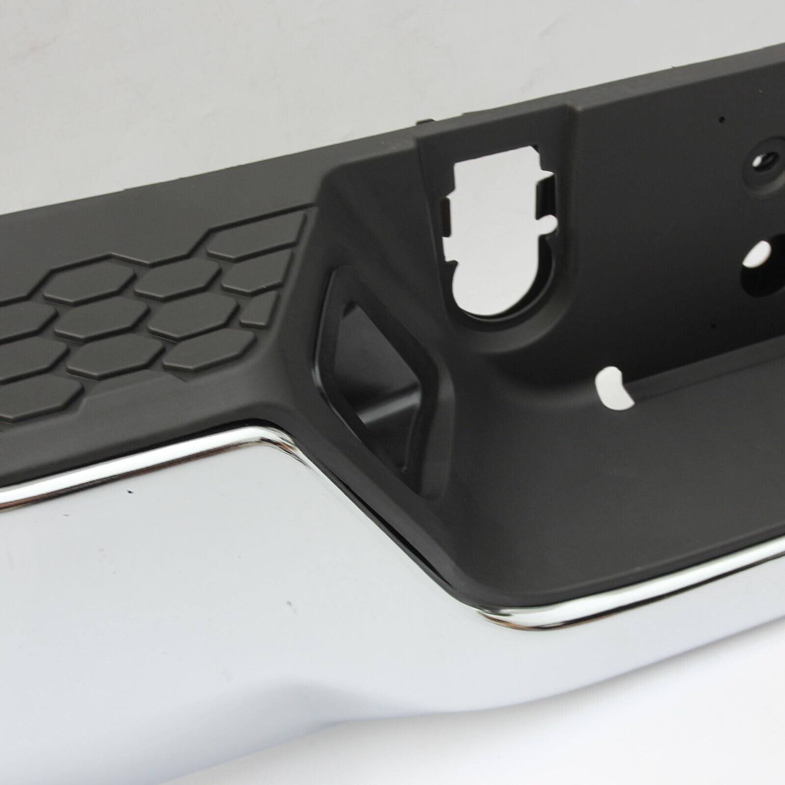 Dodge Ram 2009-2018 Chrome Rear Step Bumper Steel Dual Exhaust