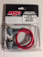 Msd 84049 Blaster Ignition Coil Wire Socket Cap Style-8.5mm 90 Boots Red