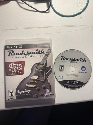 Rocksmith 2014 Edition PlayStation 3 PS3 Game Disc Case Manuals Booklet