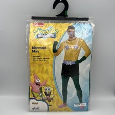 Spongebob Squarepants Mermaidman Halloween Costume Adult mens Large cosplay NEW