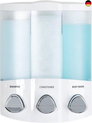 Better Living Seifen-, Duschgel- und Shampoo-Spender, in Chrom-Finish,