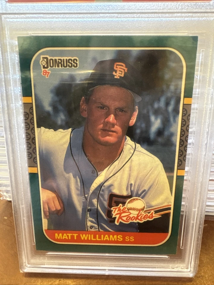 1987 Donruss Rookies #45 Matt Williams PSA 9 - Image 3 of 4