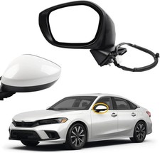 Driver Left Side Mirror Compatible with 2022-2025 Honda Civic with Power Glass,