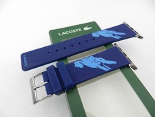 Montre Lacoste 2050018 Bracelet Apple (42/44 mm) imprimé crocodile bleu