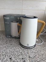 Swan SK14610WHTN Nordic Cordless Jug Kettle with Fast Boil Technology, White