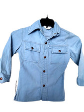 Youth Boys Blue Denim Long Sleeves Jacket