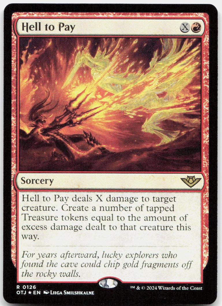Hell to Pay 126 Rare Prerelease Cards MTG Foil NM