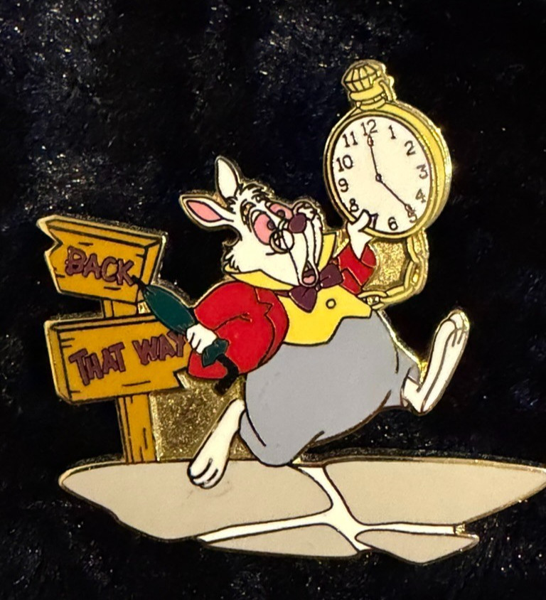 Disney Pin White Rabbit Character Series Alice in Wonderland DLP 2003