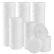 48 PCS 3 Inch Round Foam Circles Discs Crafts DIY Arts Modeling Arrangement