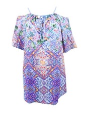 Nanette Lepore Women's Festival Tunic Dress Swim Cover-Up XS/S, Multi