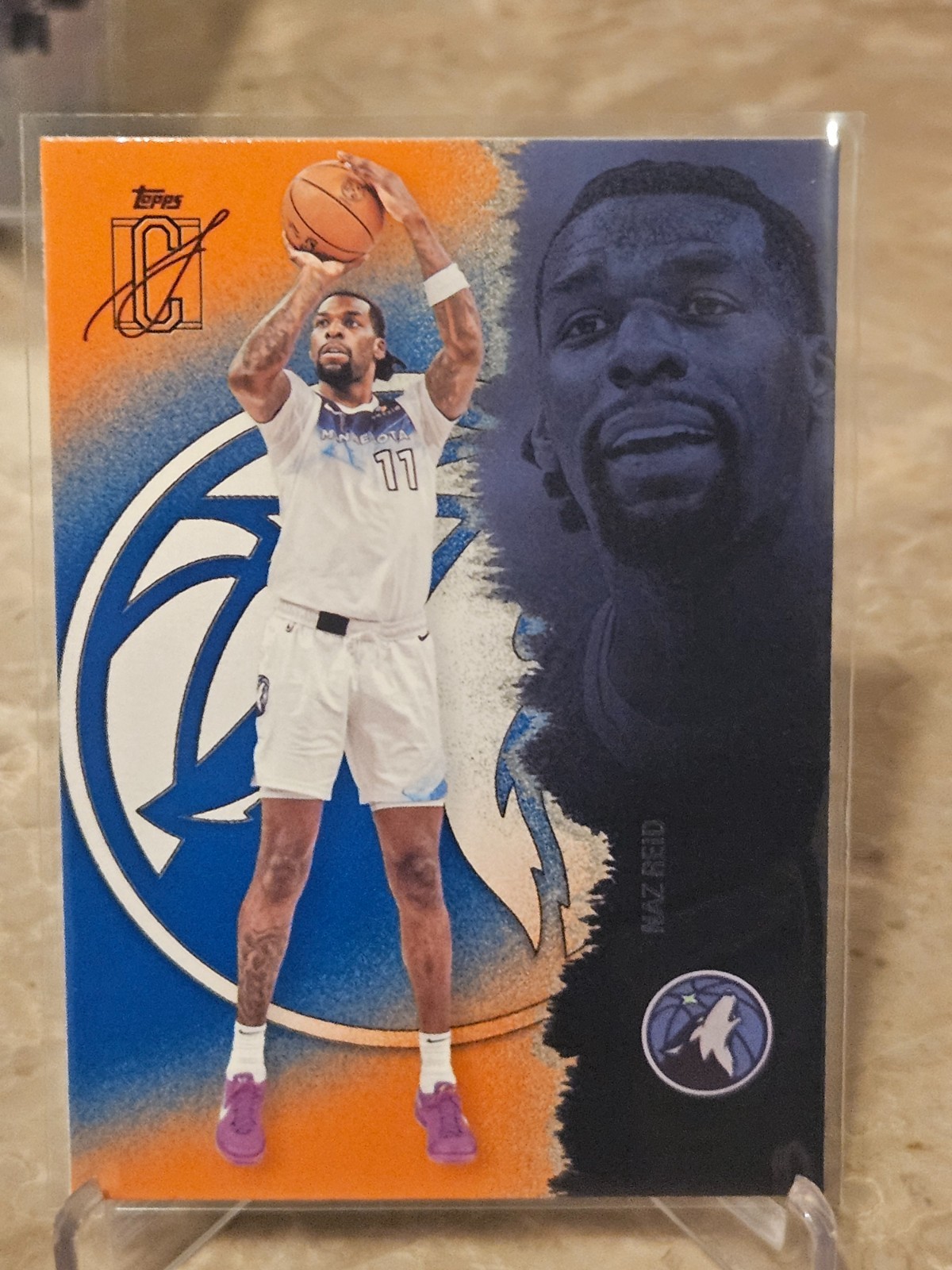 2025-26 Topps Signature Class Orange & Blue - Naz Reid