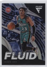 2022-23 Panini Flux Fluid Silver Prizm Jaden Ivey #7 r9d