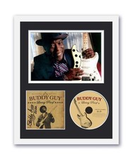 Buddy Guy Autographed Signed 11x14 Custom Framed CD Photo Living Proof ACOA