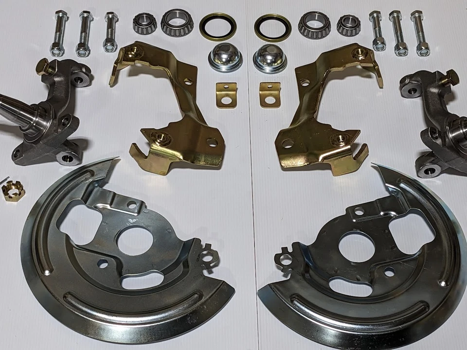 Kit de husillo de conversión de freno de disco delantero Chevrolet Nova Chevy II 1962-1967 Foto 2 de 4