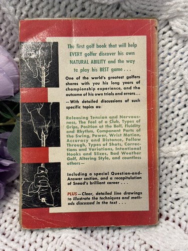 1953 Sam Snead’s Natural Golf Dell Book 774 Revised Edition Illustrated - Picture 2 of 9