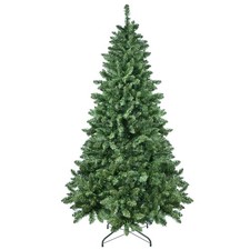 7ft Green Christmas Tree with 400 WiFi-Controlled RGB LED Lights, 1063 PVC